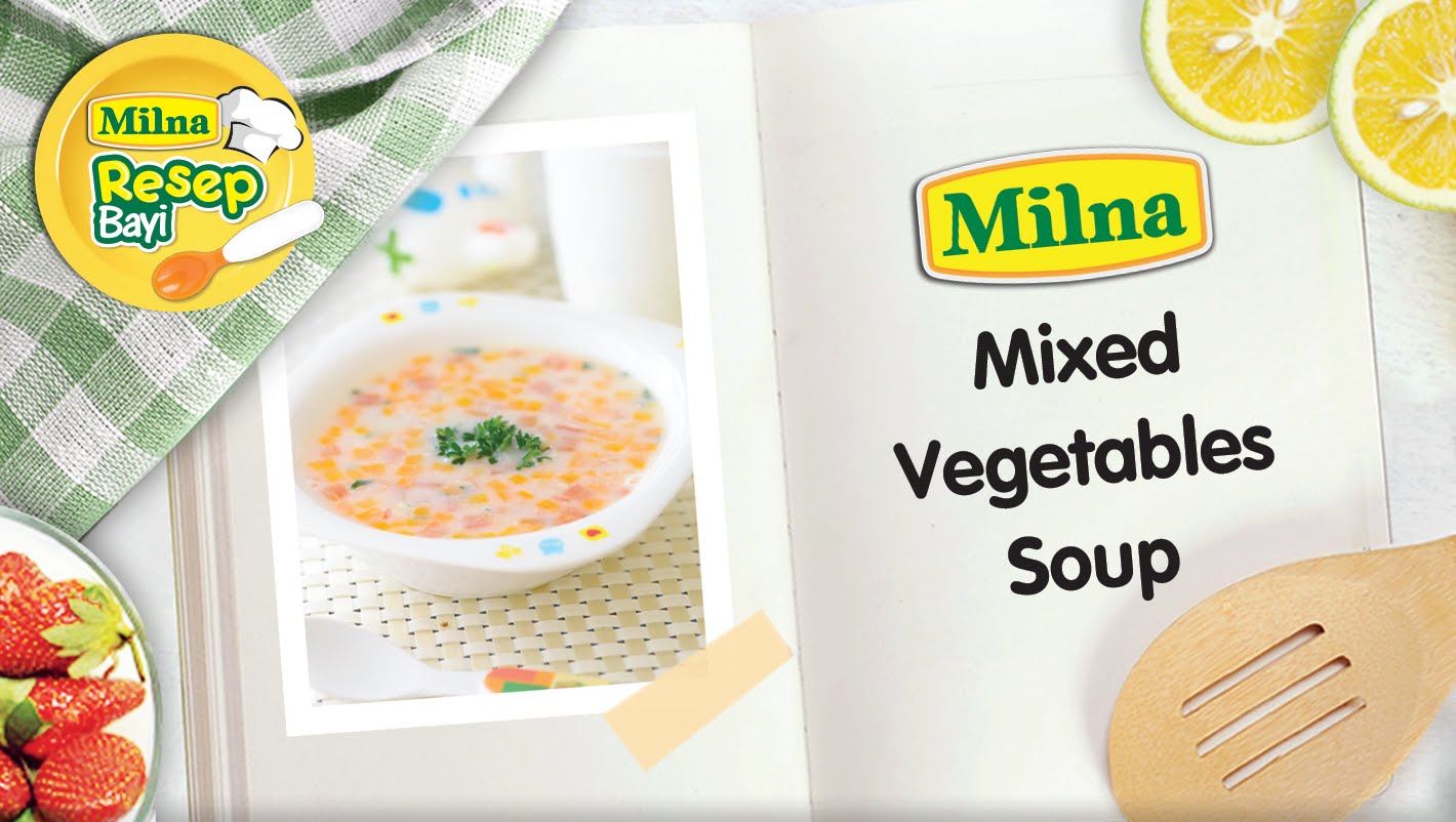 Resep MPASI Bayi Milna – Sop Sayur