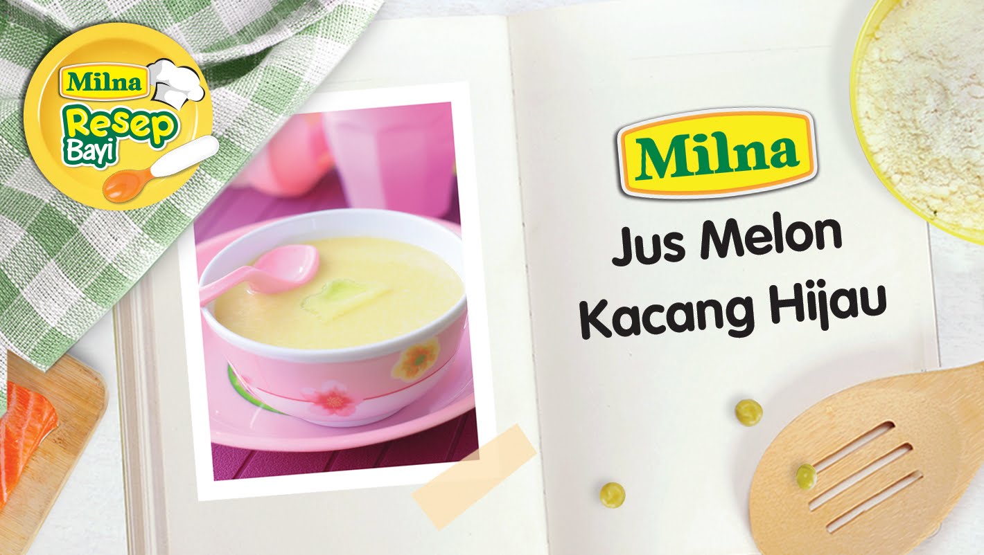 Resep MPASI Bayi Milna – Juice Melon Kacang Hijau