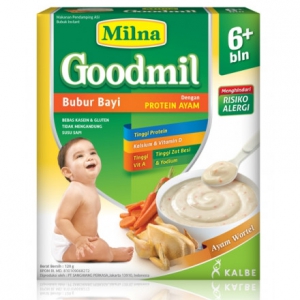 milna bubur bayi goodmil 6 bulan ayam wortel