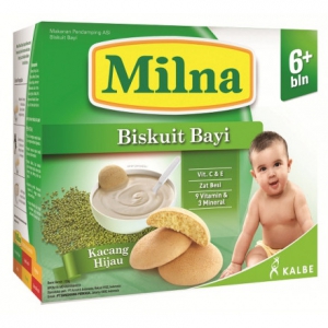 milna biskuit bayi 6 bulan kacang hijau