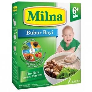 milna bubur bayi 6 bulan tim hati ayam bayam