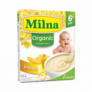 milna bubur bayi organic 6 bulan pisang